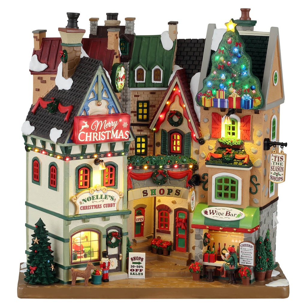 Lemax Tis The Season Shops B/O - Negozio Tis The Season B/O (Buyout per villaggio di Natale