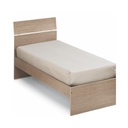 Letto singolo per camera colore Olmo cm 200x85xH 98
