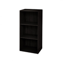 Libreria in legno 3 ripiani scaffale Wengè L 40 x H 29 x H 89 cm