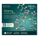Luci di natale Cherry 500 led 11m multicolor suave