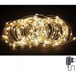 Luci natalizie SNAKE Luce Classica filo Verde 14,2 metri