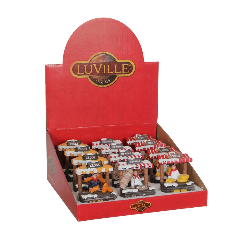 Mercatino olandese batterie Luvile cm 8 x 5 h  pz 1