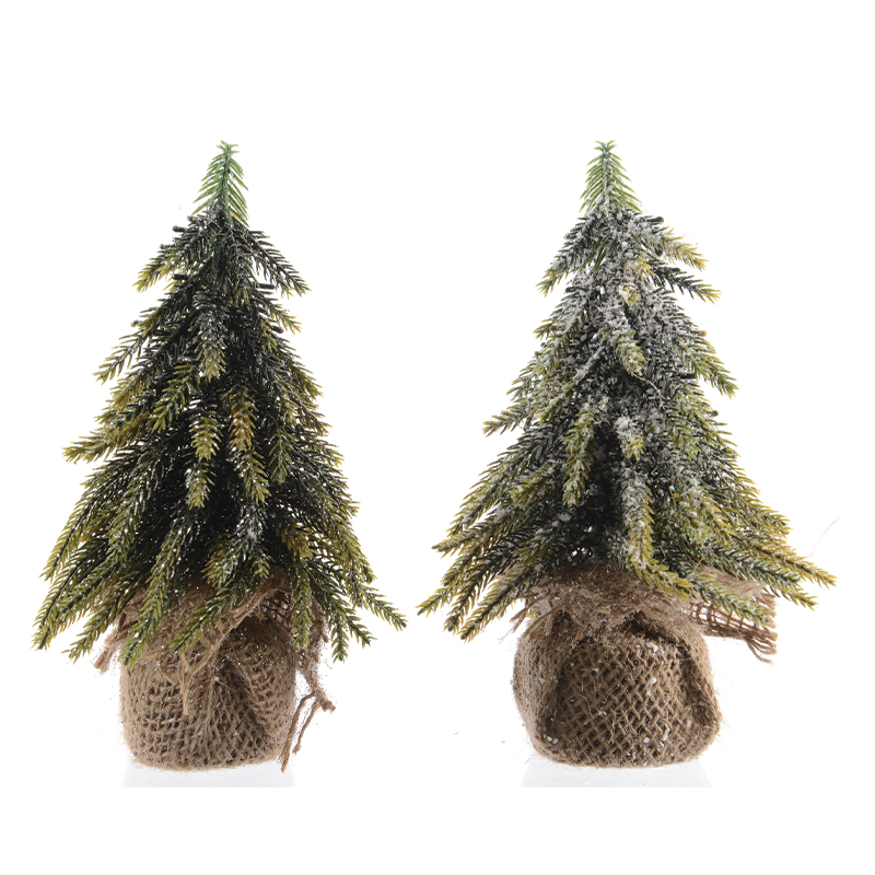Mini albero di natale H20 x Ø16 cm assortiti