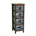 Mobile cassettiera da cucina in legno marrone e grigio 36x34xh. 101 cm