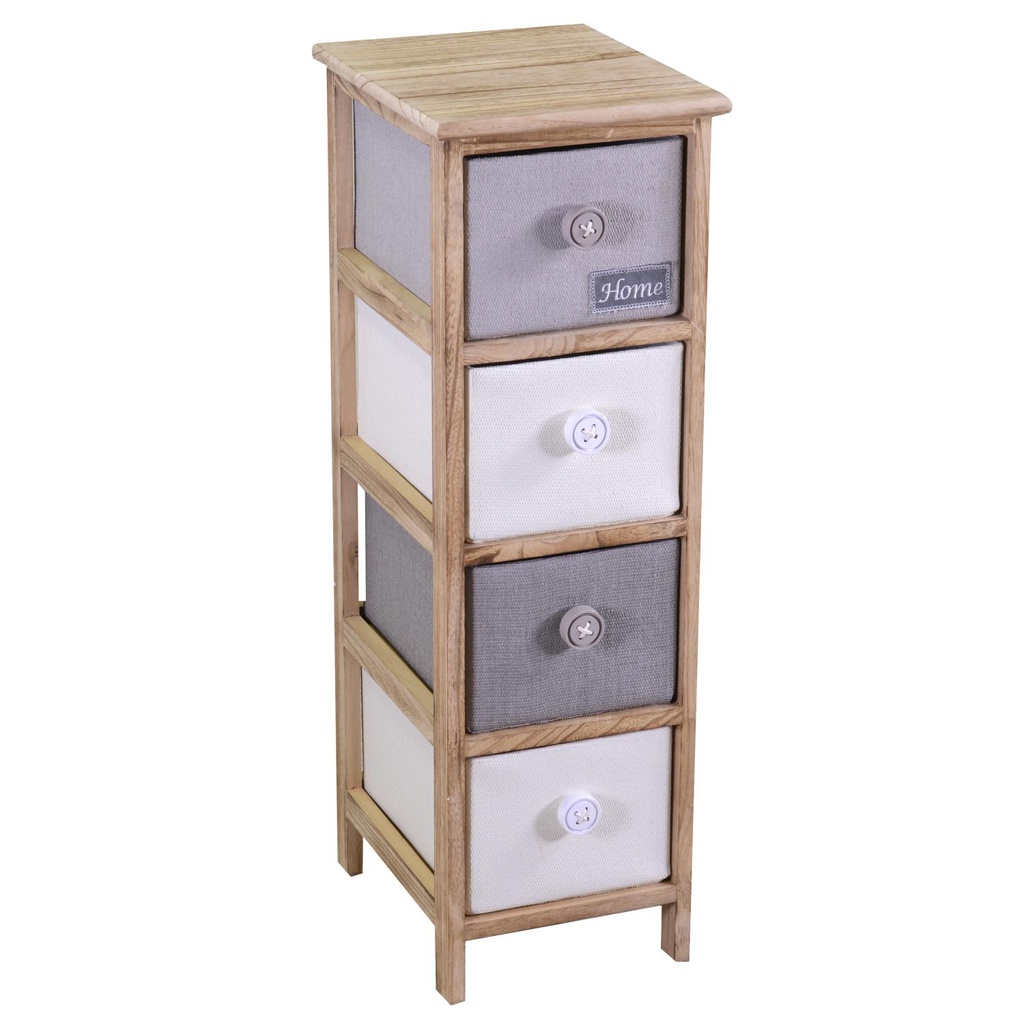 Mobiletto brenda cassettiera bottone 4 cassetti cm 26x32h81
