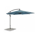 Ombrellone da giardino con braccio a 360°Texas cm 300x h260 Antracite-Pavone iperbriko