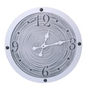 Orologio legno bordo bianco cmø50x3