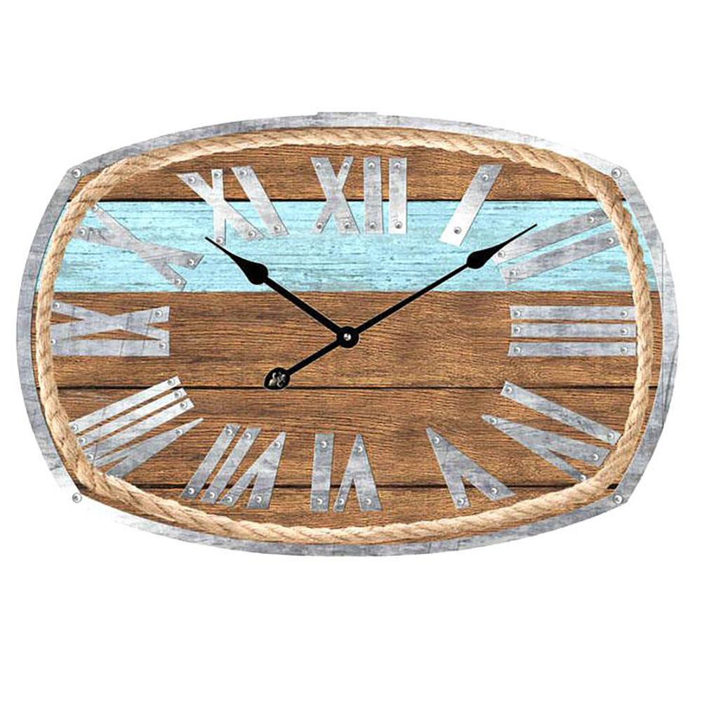 Orologio vetro numeri romani con corda cm 60x40x4