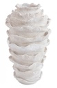 P.Vaso Pavo Bomb. Bianco H72.5