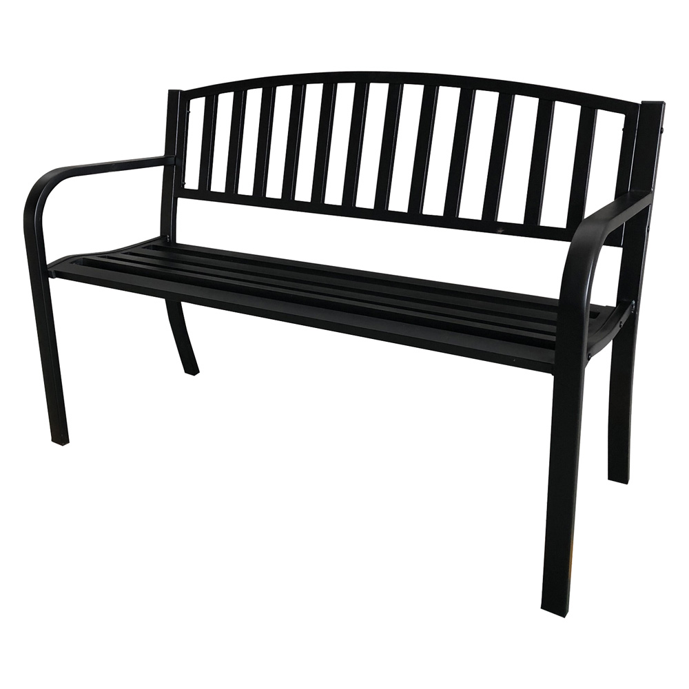 Panchina 'Lasin' Cm. 119 X 50 X H.75 - Nera