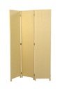 Paravento paper 3 ante naturale cm40x3h175