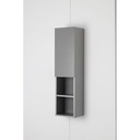Pensile bagno anta Reversibile Grigio Pastello 30x25x h115 cm