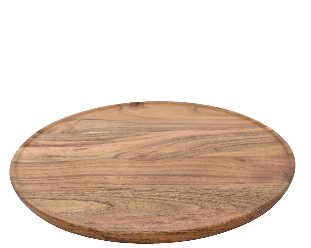 Piastra in legno di acacia al 37x37x1.7 cm