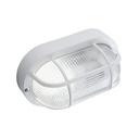 Plaf.C-Gabbia In Resina  linea echo ovale  bianco