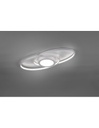 Plafoniera Galaxy Doppia Spirale Titanio Led 27w Dimmerabile Trio Lighting