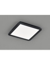 Plafoniera Quadrata Camillus Led Dimmerabile Nero IP44 30x30 cm Trio Lighting