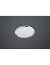 Plafoniera Rotonda Cesar Led Dimmerabile Cromo IP44 Ø40 cm Trio Lighting