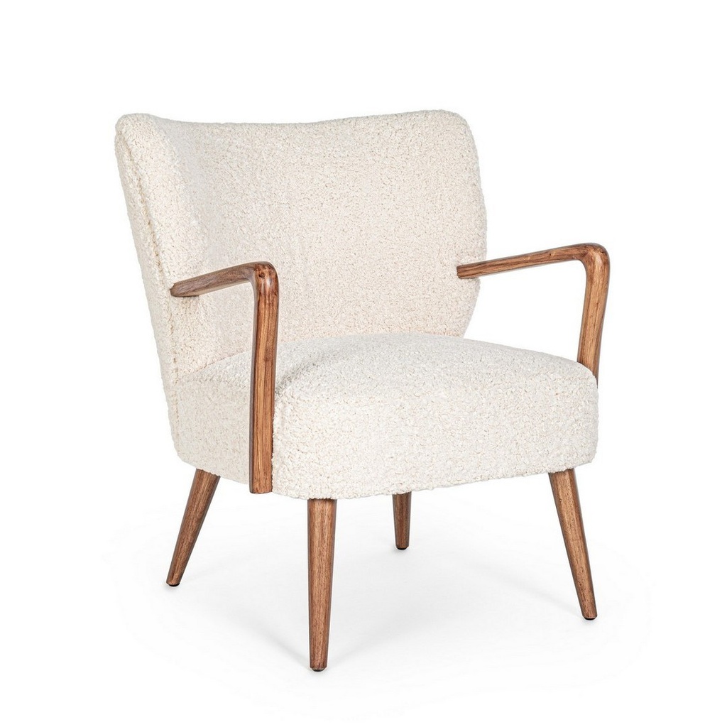 Poltrona vintage Moritz bianca