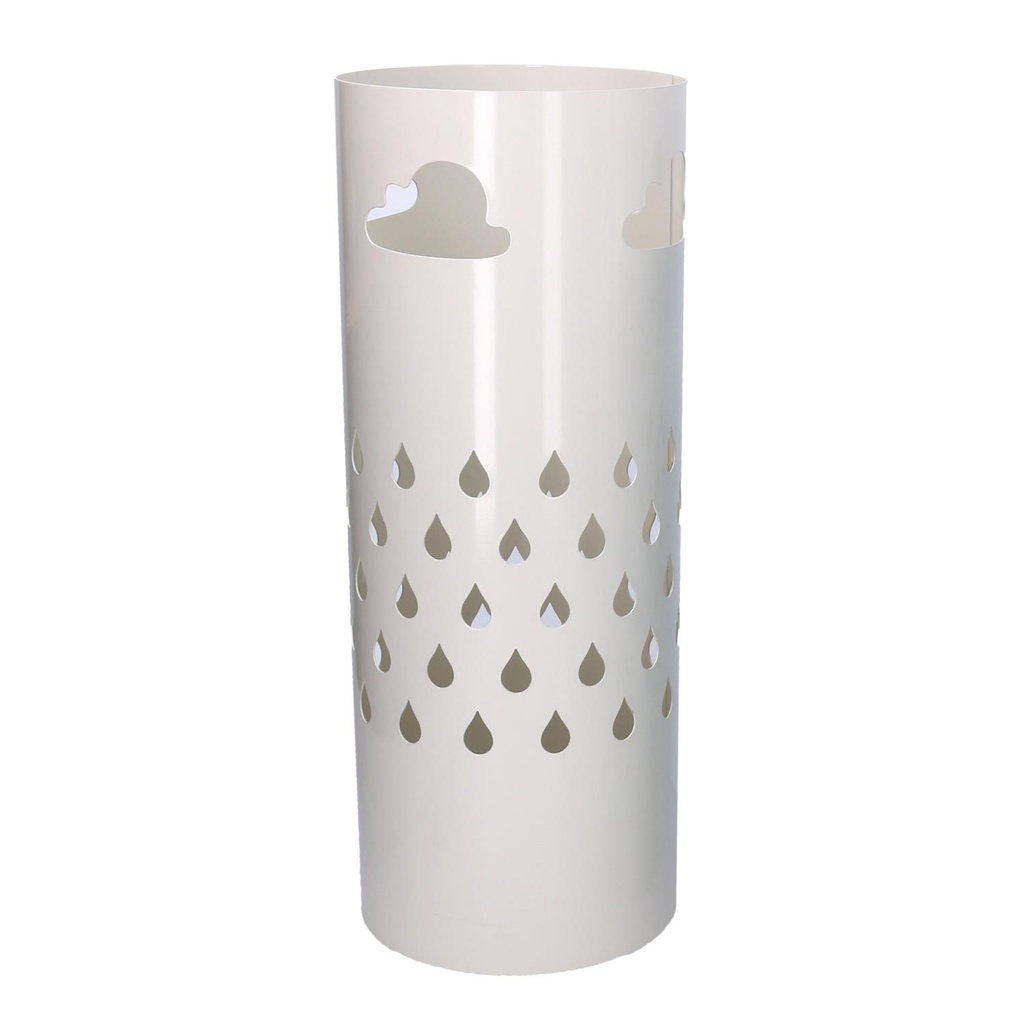 Portaombrelli metallo nuvole bianco tondo cm ø19h49