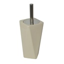 Portascopino ceramica bianco geometricocm 10