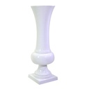 Portavaso resina bianco lucido cm 45x45h141