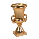 Portavaso resina oro lucido cm 48x48h90