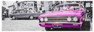 Quadro auto fucsia su-0036 cm. 120 x 40