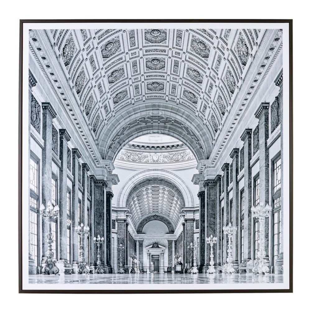 Quadro con cornice stile classico cm 90x90