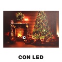 Quadro led legno multicolor rettangolare cm60x40h1,8