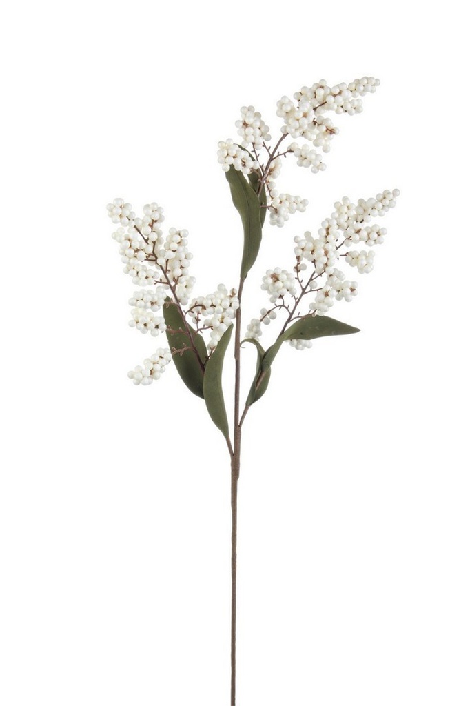 Ramo Dayana bacche Crema  H75 cm