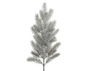 Ramo di Natale decorativo innevato H 49 cm