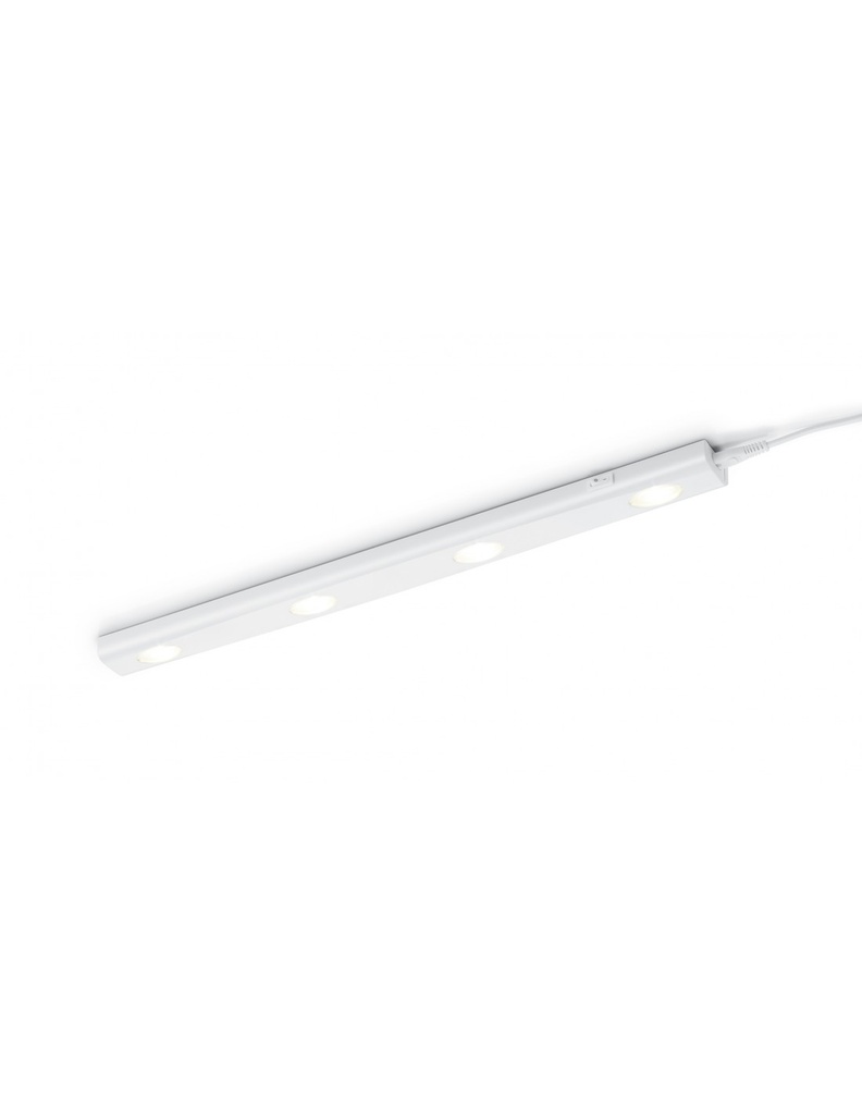 Reglette Applique 4 Led Aragon Bianco L55 cm Trio Lighting