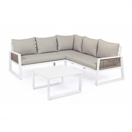 Salotto angolare Captiva bianco LH30