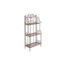 Scaffale 3 Piani Melanie Marrone cm 124 h