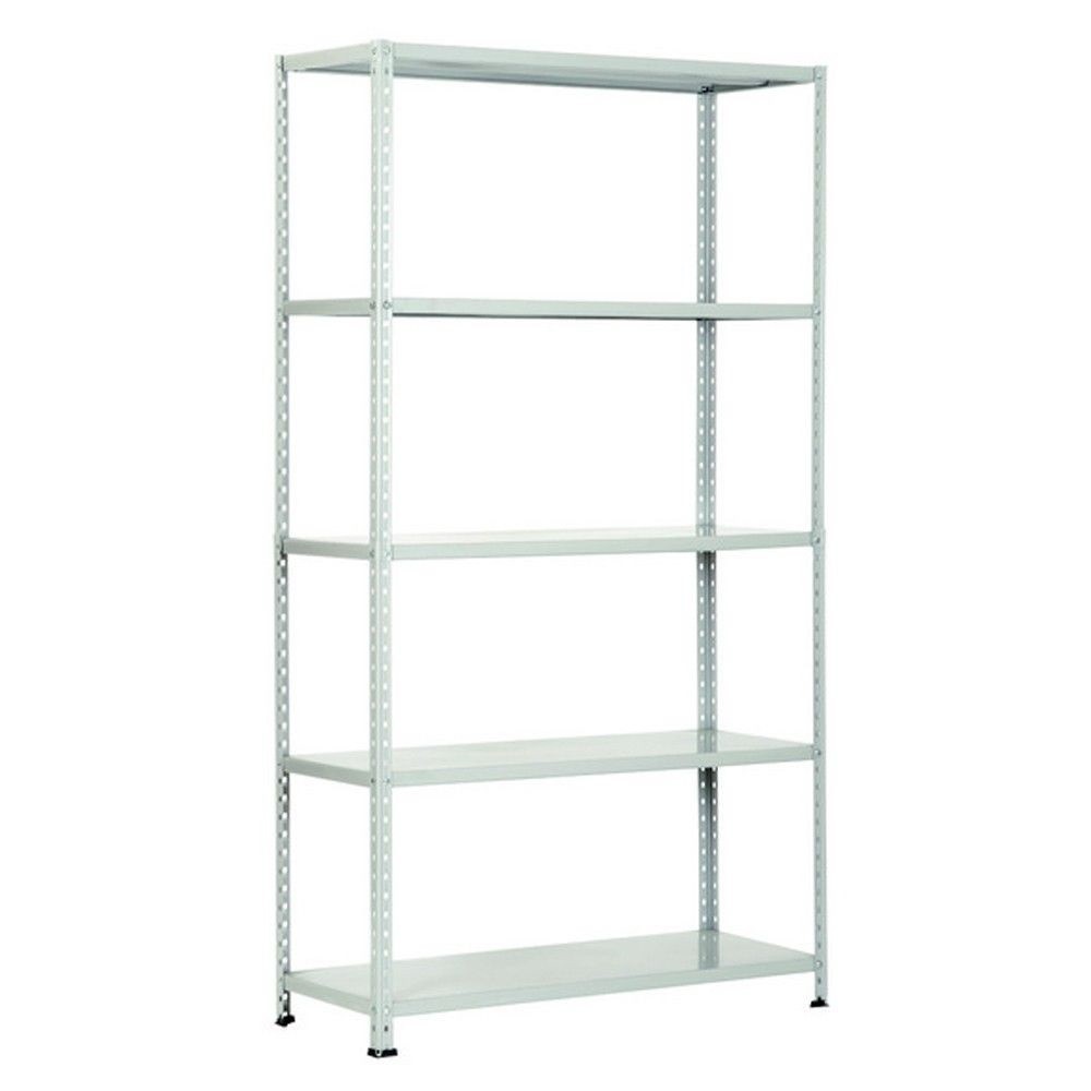 (2c)Scaffale in kit 100 x 40 centimetri in acciaio con 5 ripiani