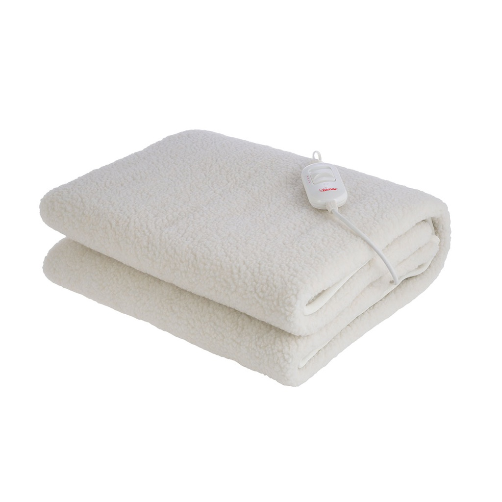 Scaldaletto Elettrico in Lana Sintetica 150x80cm - 3 Livelli di Potenza