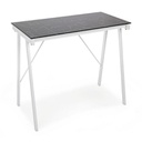 Scrivania Young Smoke piano in vetro 113x58 cm