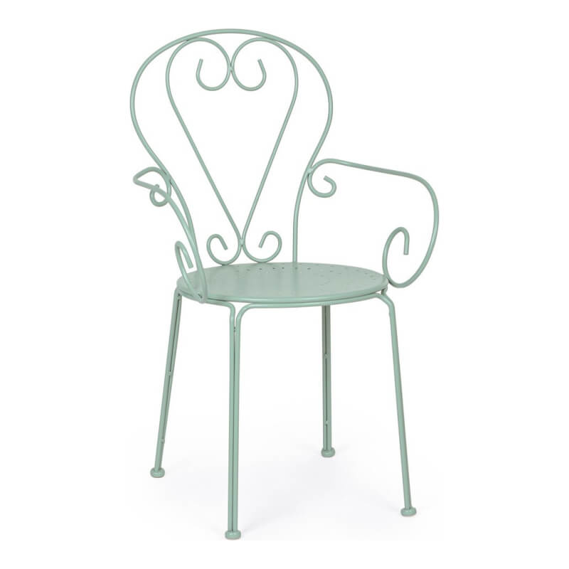 Sedia con braccioli classica Etienne Frosty da esterno