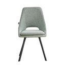 Sedia imbottita verde Blauss  85x56x48 cm