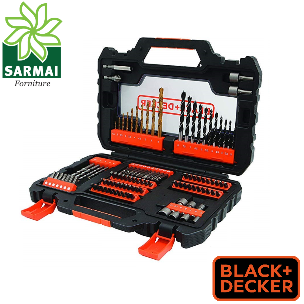 Set 104 pezzi Punte e inserti bits&amp;nbsp;&lt;strong&gt;Black e Decker