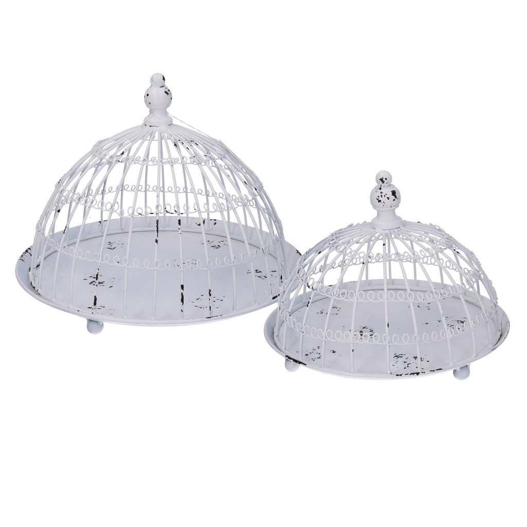 Set 2 vassoio c/coperchio us-0948