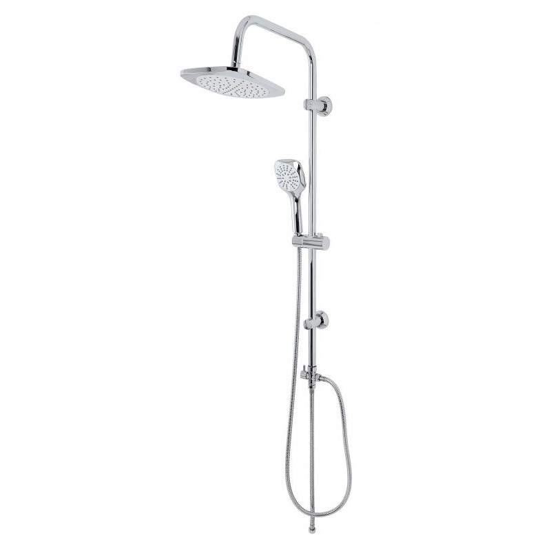 Set Colonna Doccia in Acciaio Cromato Tondo