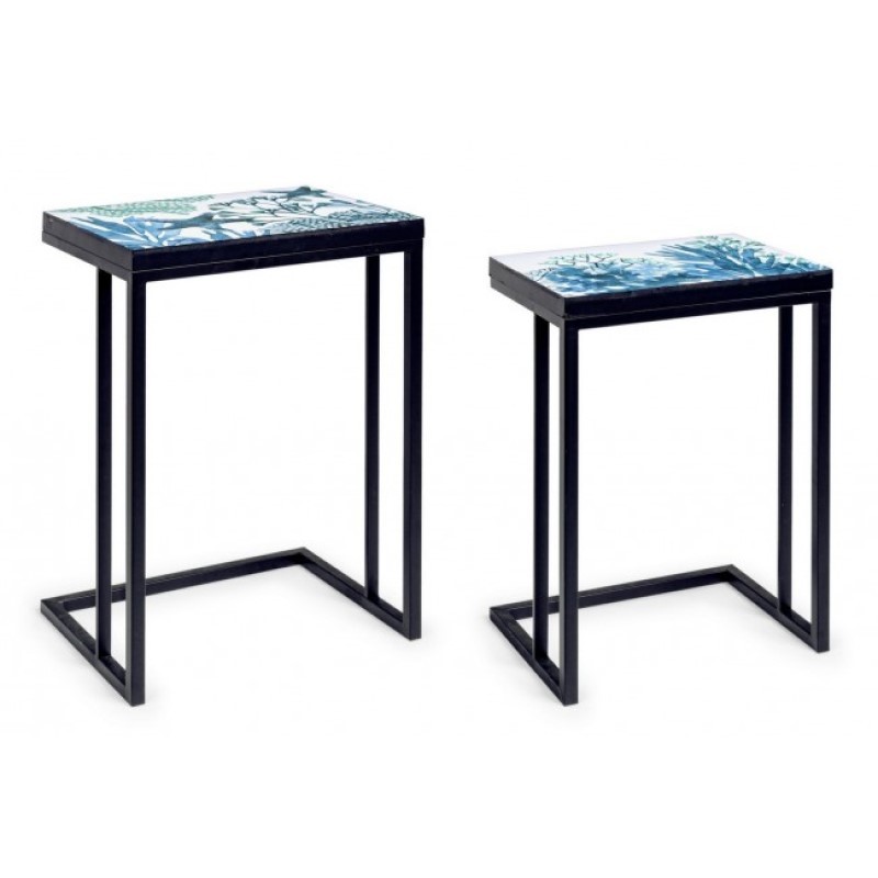 Set due tavolini arredo bizzotto
