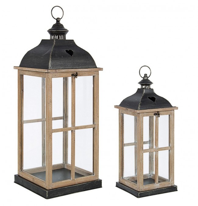 Set2 Lanterna Cross Cuore Qu Naturale  