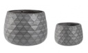 Set2 P.Vaso Pyramid Ciotola Antracite