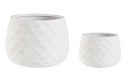 Set2 P.Vaso Pyramid Ciotola Bianco