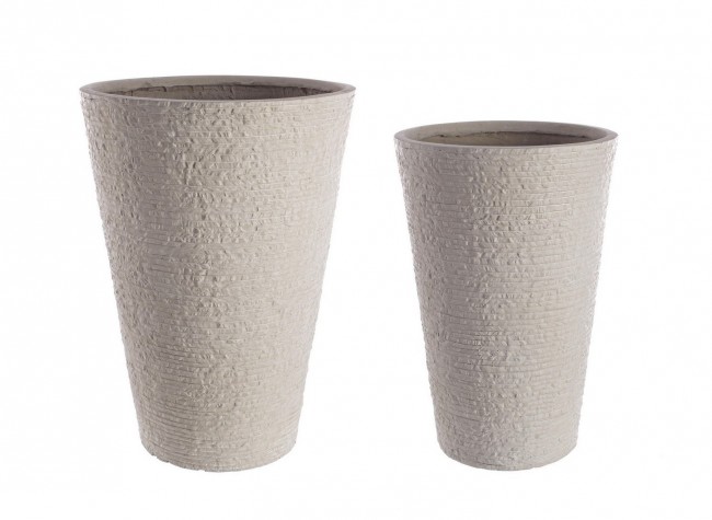Set2 Vaso Roccia To Alto Sabbia  