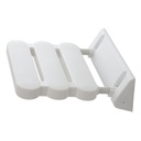 Sgabello Doccia in alluminio e ABS a Ribalta 30,7x23,5 cm