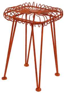 Sgabello ferro lo-8110 cm. 31 x 31 h 47
