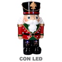 Soldatino resina led rosso cm26,7x19,8h47,2